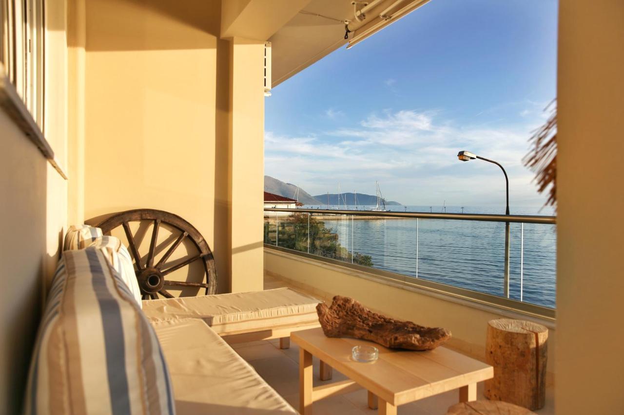 Boho Beach House In Itea-Delphi Eksteriør billede