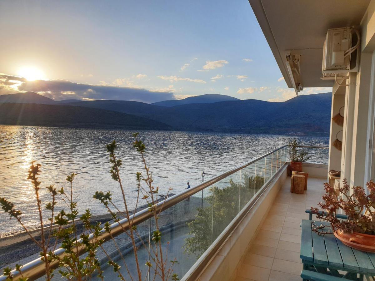 Boho Beach House In Itea-Delphi Eksteriør billede