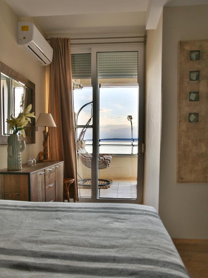 Boho Beach House In Itea-Delphi Eksteriør billede